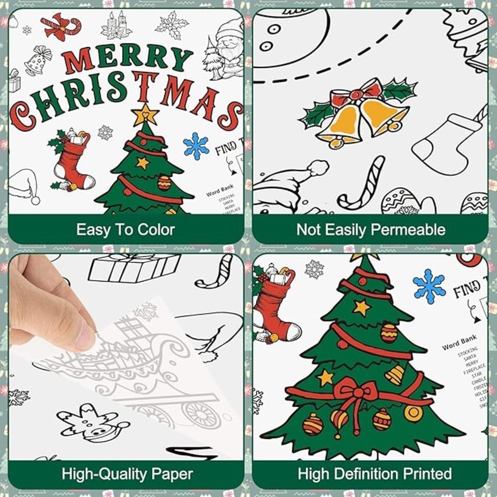 Coloring  Tablecloth or Poster 30 X 72 New